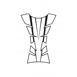 SHEER ARROW TANK PAD - BL