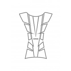 SHEER ARROW TANK PAD SILV